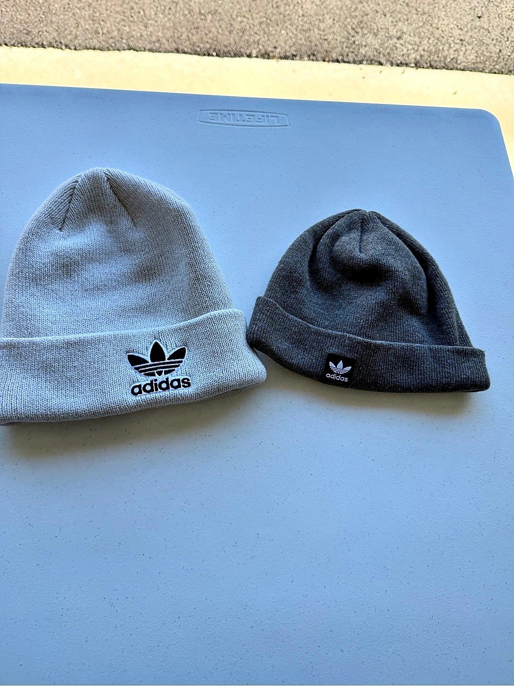 adidas Cuff Beanie 2-Pack Cream & Brown